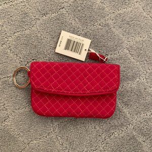 Vera Bradley Iconic Jen Zip ID Passion Pink